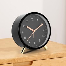 Retro Tischuhr aus Metall