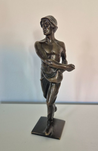 Bronzefigur sämann - bronzefigur, –