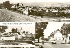 Wernshausen Panorama Kirche Ortspartie
