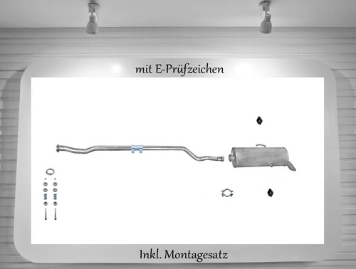 Auspuffanlage für citroen - auspuffanlage,