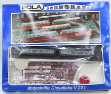 POLA N 306 Szenorama "abgestellte Dieselloks V 221" OVP Spur N