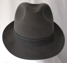 S wie neu WEGENER Hutmacher Handarbeit GÄRNER Filzhut Vintage Art Deco Klassiker