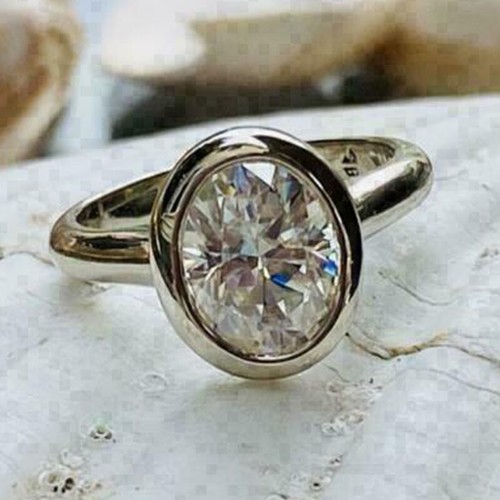 Oval diamant - 3,