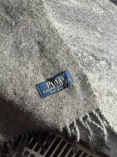 Ralph Lauren Schal Wolle grau