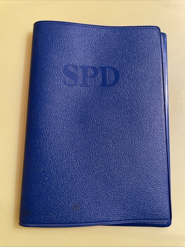 Spd mitgliedsbuch 1971 - spd,