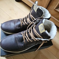 Bullboxer Winterstiefel Leder braun EU44 gefüttert wie neu