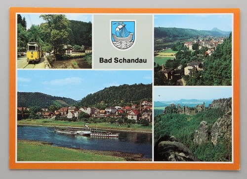 Postkarte bad schandau - postkarte,
