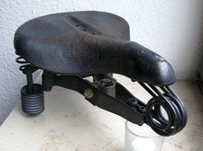 Fahrrad Lepper Sattel Primus Holland Herren schwarz, echter Oltimer Sattel ++ to