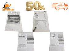 4x Bedienungsanleitung JVC