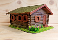 #b067 DIORAMA " HOLZHÜTTE  /
