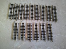 15x 9103 / 9102 Gleise hell Fleischmann Spur N (FM7)