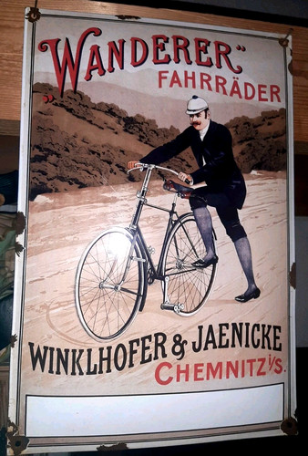 Emailschild wanderer fahrrad - emailschild,
