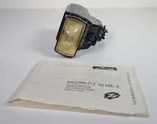 Metz Mecablitz 32 MZ-3, mit Sca 3301 M2, Minolta, in Etui mit Anleitung, 1990er.