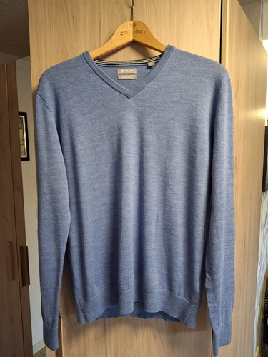Herren pullover strick bleu - herren, xl