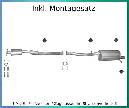 Auspuffanlage für subaru - auspuffanlage,