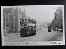 London Tram L.T. Route 56 & 84 Hundehütte Hügel Pamlin Druck Postkarte M3124