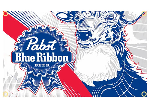 Pabst blue ribbon - blue,