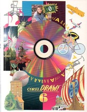 Corel DRAW 6  mit 4 CDs und Clipartbuch Klassiker von 1995