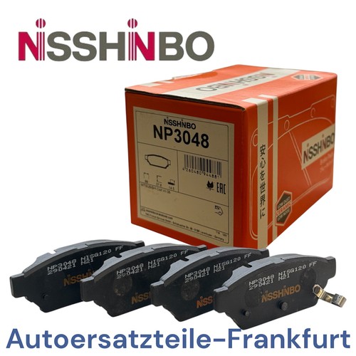 Nisshinbo bremsbeläge hinten - bremsbeläge,