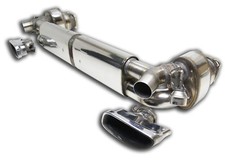 KLAPPEN Sport Auspuff für PORSCHE 997 TURBO FACELIFT 3,8l mit Megasound