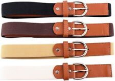 Gürtel Unisex dehnbarer Metallnieten 112-170 cm 4er Set bunt B-WARE