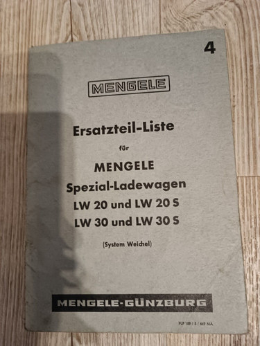 Mengele spezial ladewagen - mengele,
