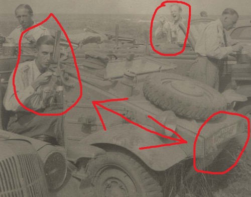 Orig foto soldaten pause - orig.,