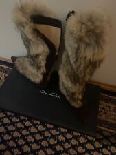 damen stiefel mit fell 41 Oscar Dela Renta