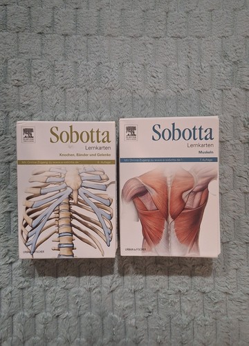 Sobotta lernkarten neuwertig - sobotta,