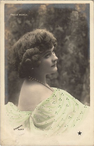 Cpa paule morly theaterstar - cpa,
