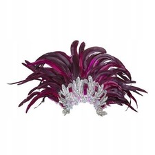 Federkopfschmuck Silber Rosa