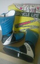 Eddie Lawson Rothmans Honda Styl Martin Motorradstiefel brandneu in Verpackung!!! Größe 41