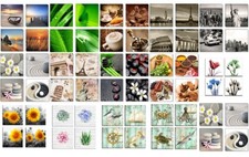 Bilder Set  4 Stück 30x30 cm