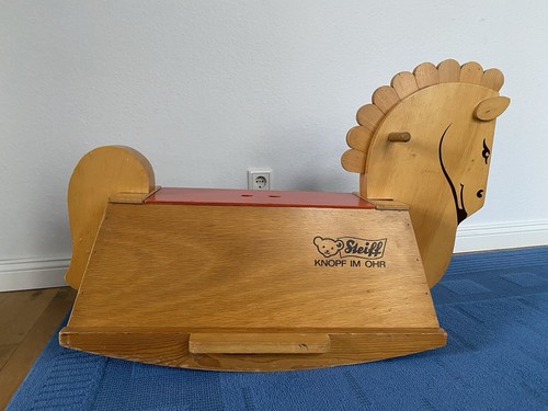Steiff schaukelpferd holz - schaukelpferd,