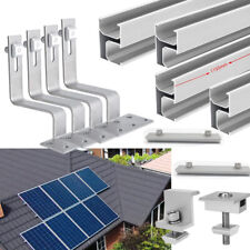Solar Ziegeldach PV Befestigungssystem Alu Halterung Montage Schiene Montageset