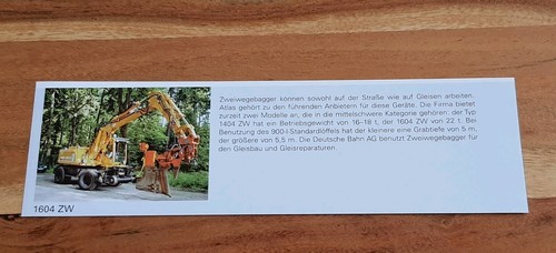 Zweiwegebagger 1604 - zw,