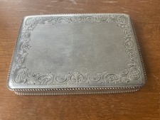 Antike 900er Silberschatulle