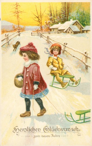 Glückwunsch neujahr mädchen - glückwunsch, neujahr,