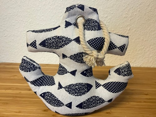 Deko anker aus stoff zum - stoff, |