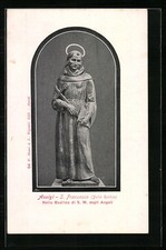 Künstler-AK Assisi, S. Francesco Della Robbia, Nella Basilica di S. M. degli An 