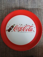 Coca Cola Tablett Kunststoff Retro Vintage Durchmesser ca.30cm