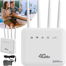 WLAN Router 4G LTE SIM Wireless WiFi 300Mbps WLAN6 Modem-Router für Hause  Büro