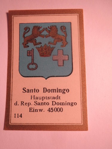 Santo domingo sammelbild - santo, /