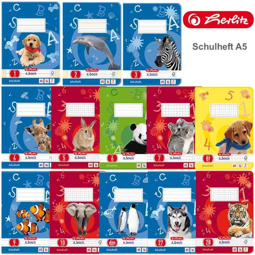 Herlitz schulheft lineatur - schulheft,