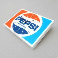 Pepsi Werbung Werbeuhr Wanduhr Uhr 60er 70er Jahre