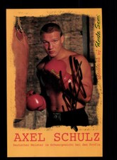 Axel Schulz Autogrammkarte Original Signiert Boxen + A 211075