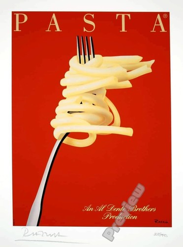 Retro französische pasta - retro,