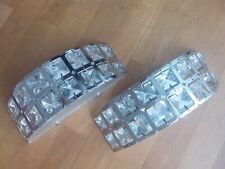 2 x Wand/leuchte Kristall Glas Wand/licht Deko Flur/licht Beleuchtung Lampe