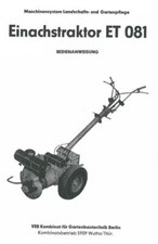 300441 Einachstraktor ET 081