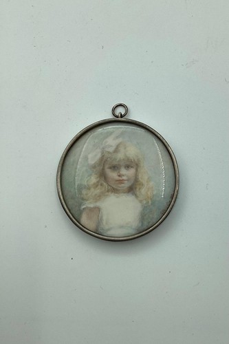 Aquarell miniatur portrait - aquarell,